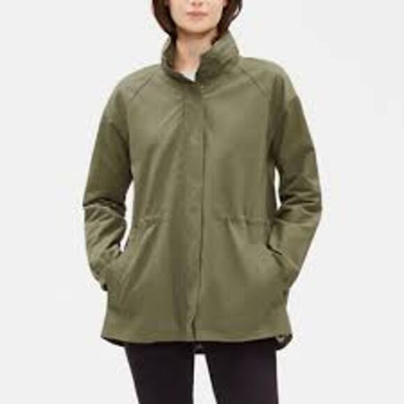 Eileen Fisher Jackets & Blazers - EILEEN FISHER Hidden Hood Jacket *Beige Color